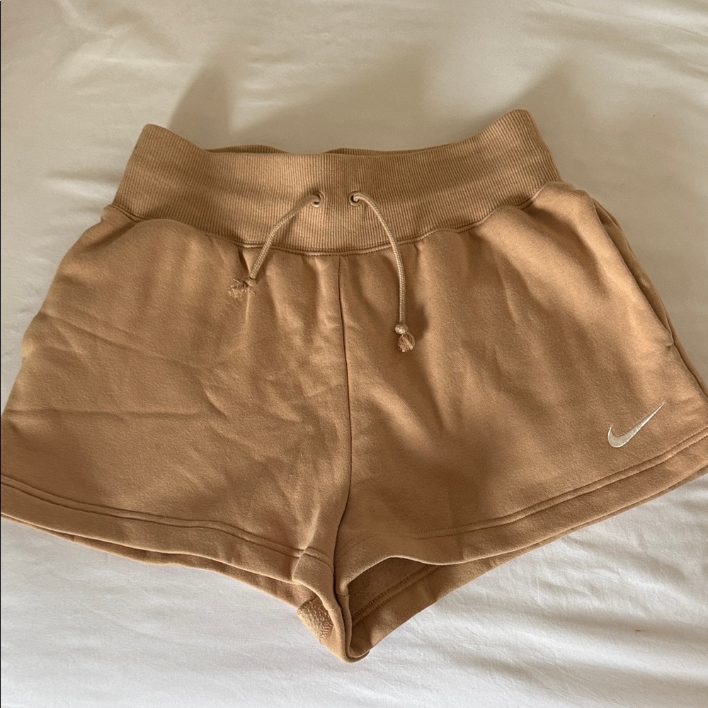 Nike Women’s Tan Athletic Drawstring Shorts